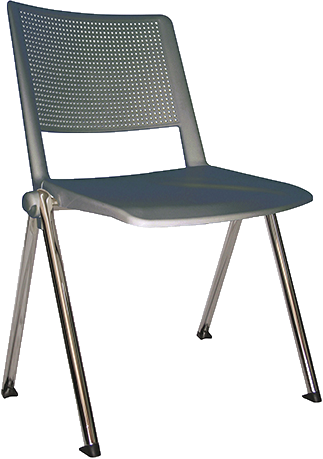 Silla Revolution Gris, modelo OHV-86cr-Gris, fotografía del catálogo TABORIA.