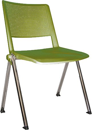 Silla Revolution Verde, modelo OHV-86cr-Verde, fotografía del catálogo TABORIA.